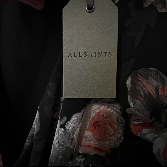NWT ALLSAINTS Jade Eden Wrap Dress Whimsigoth small mini fairy - Picture 13 of 16